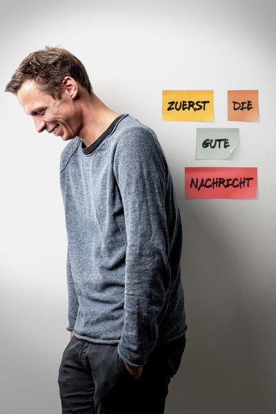 Póster de Klaus Eckel: Zuerst die gute nachricht