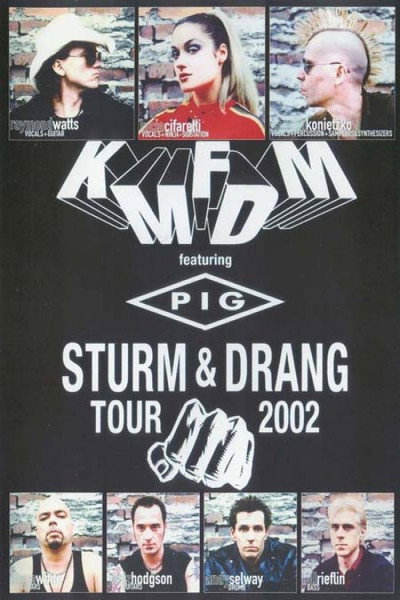 Póster de KMFDM: Sturm & Drang Tour 2002