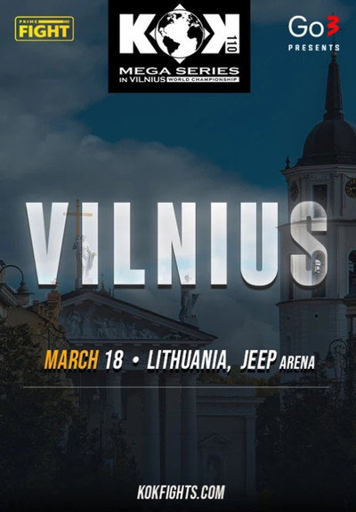 Póster de KOK 110 Mega Series in Vilnius