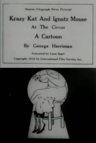 Póster de Krazy Kat and Ignatz Mouse at the Circus