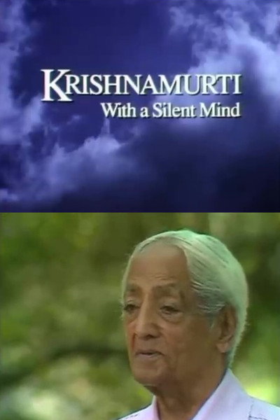 Póster de Krishnamurti: With a Silent Mind