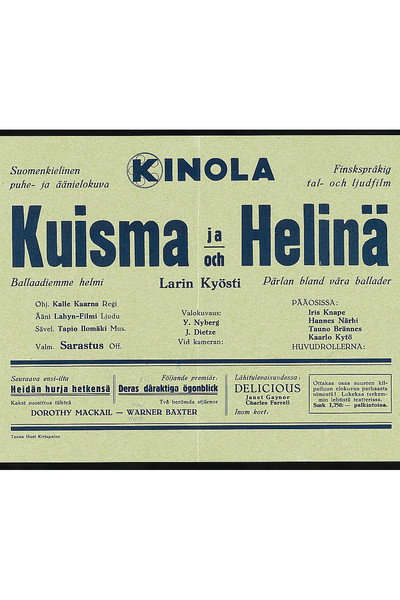 Póster de Kuisma ja Helinä