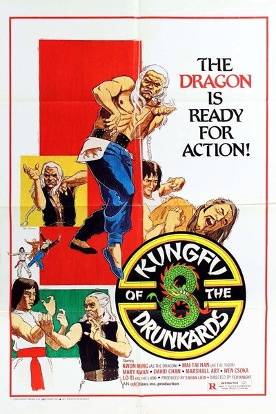 Póster de Kung Fu of 8 Drunkards