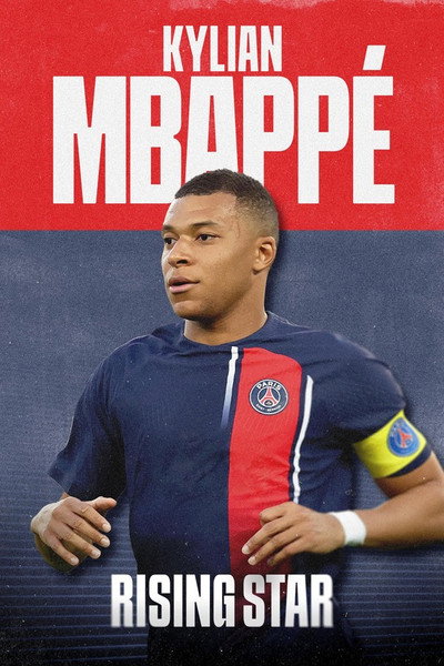 Póster de Kylian Mbappé: Rising Star