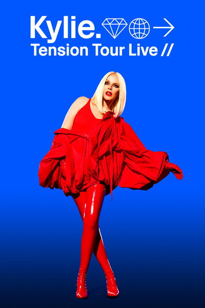 Póster de Kylie. Tension Tour Live