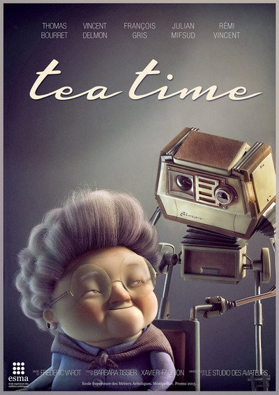 Póster de La abuela y el robot enfermero