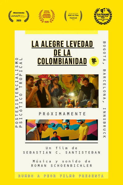 Póster de La alegre levedad de la colombianidad