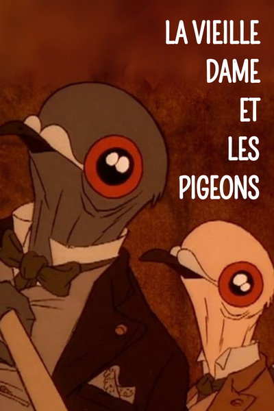 Póster de La anciana y las palomas