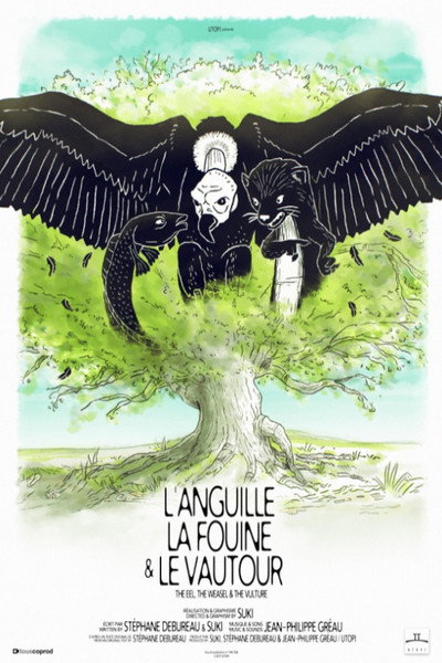 Póster de La anguila, la garduña y el buitre