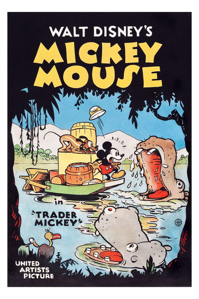 Póster de La aventura salvaje de Mickey