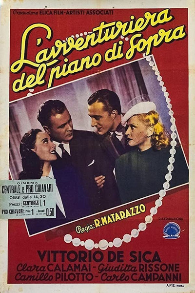 Póster de La aventurera del piso de arriba