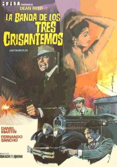Póster de La banda de los tres crisantemos
