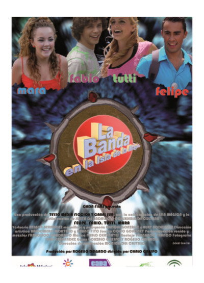 Póster de La Banda en la isla de la magia