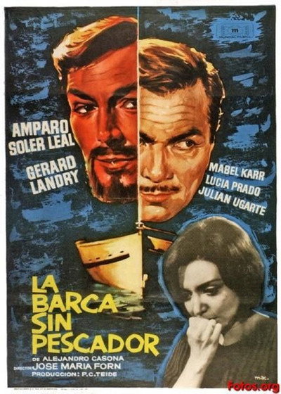 Póster de La barca sin pescador