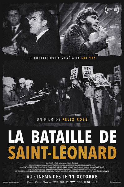 Póster de La bataille de Saint-Léonard