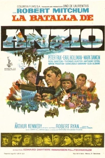 Póster de La batalla de Anzio