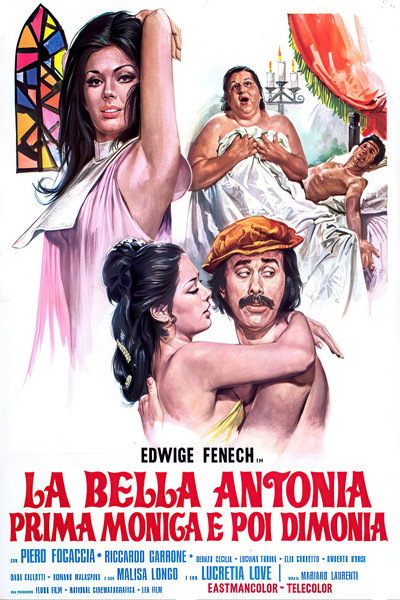 Póster de La bella Antonia, primero monja despues demonio