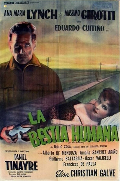 Póster de La bestia humana