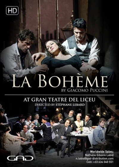 Póster de La Bohème by Giacomo Puccini