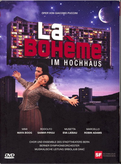 Póster de 'La bohème' im Hochhaus