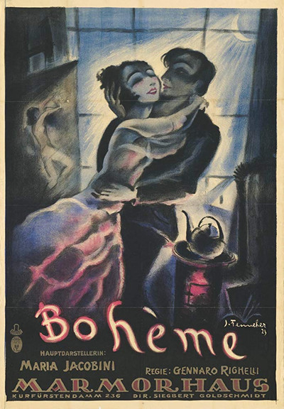 Póster de La bohemia