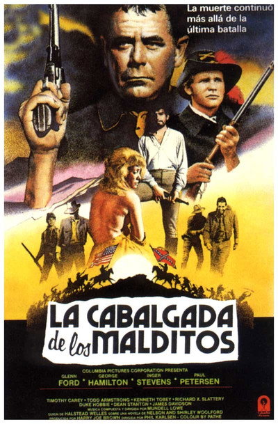 Póster de La cabalgada de los malditos