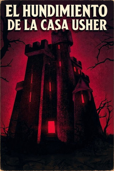 Póster de La caída de la casa Usher
