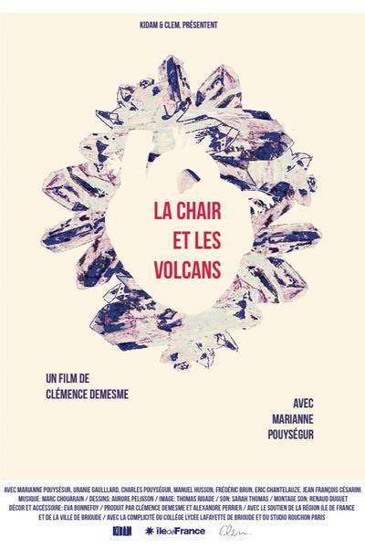 Póster de La carne y los volcanes