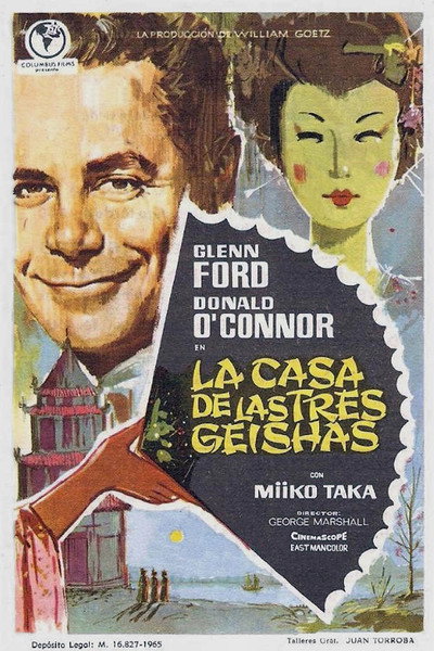 Póster de La casa de las tres geishas