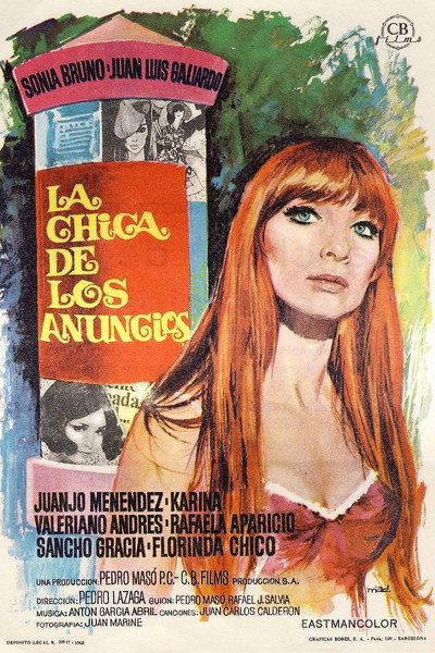 Póster de La chica de los anuncios