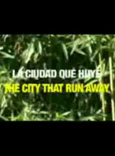 Póster de La ciudad que huye