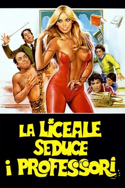 Póster de La colegiala seduce a los profesores