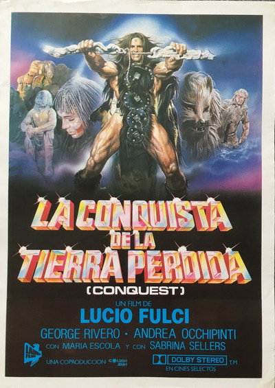 Póster de La conquista de la tierra perdida