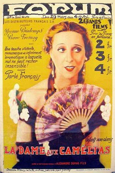 Póster de La dama de las camelias
