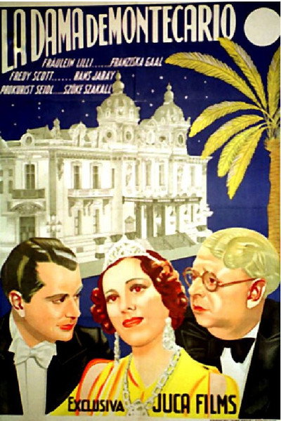 Póster de La dama de Montecarlo