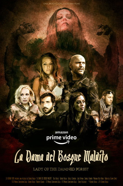 Póster de La dama del bosque maldito
