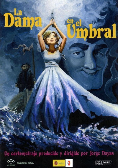 Póster de La dama en el umbral
