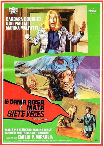 Póster de La dama roja mata siete veces