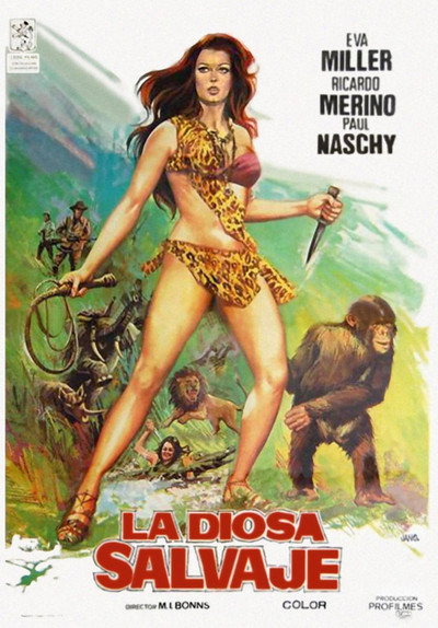 Póster de La diosa salvaje