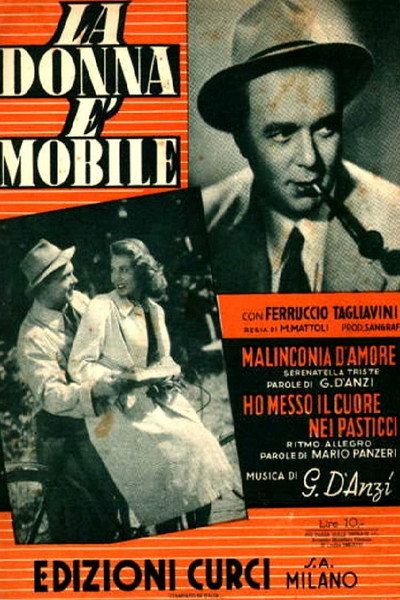 Póster de La donna è mobile