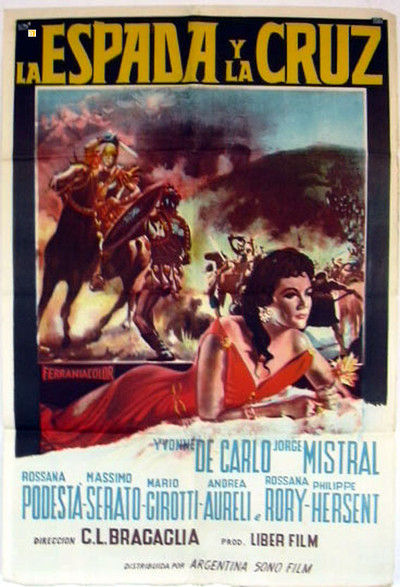 Póster de La espada y la cruz