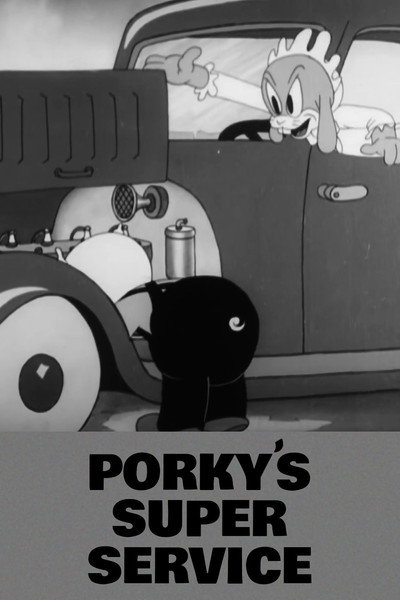Póster de La estación de servicio de Porky