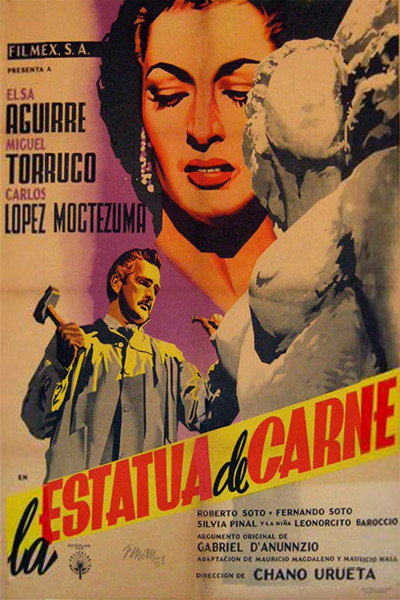 Póster de La estatua de carne