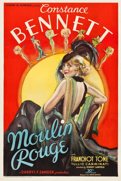 Póster de La estrella del Moulin Rouge
