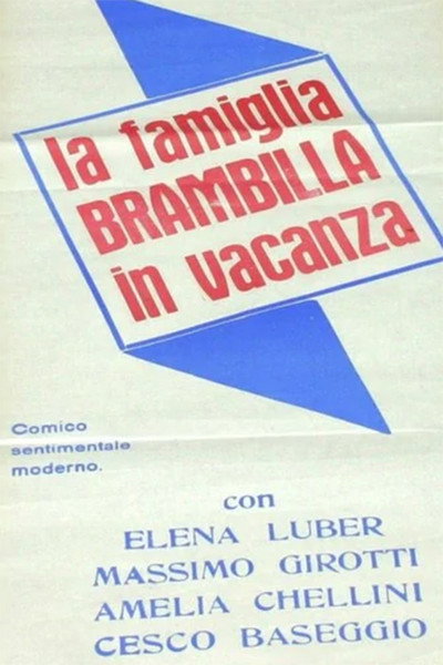Póster de La famiglia Brambilla in vacanza