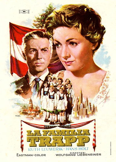 Póster de La familia Trapp