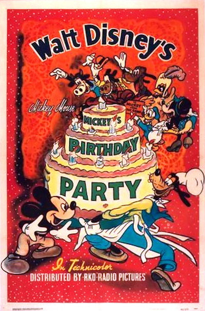 Póster de La fiesta de cumpleaños de Mickey