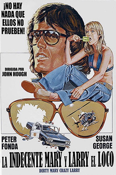 Póster de La fuga del loco y la sucia