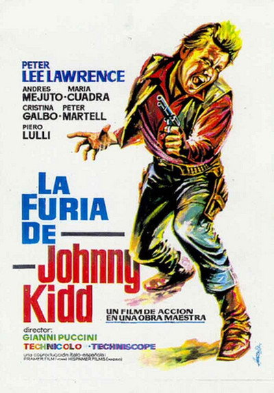 Póster de La furia de Johnny Kid