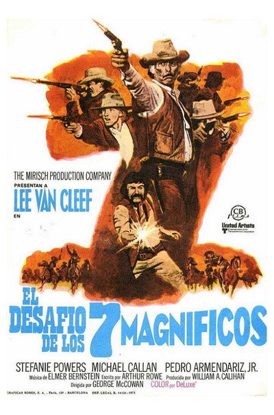 Póster de La furia de los siete magníficos